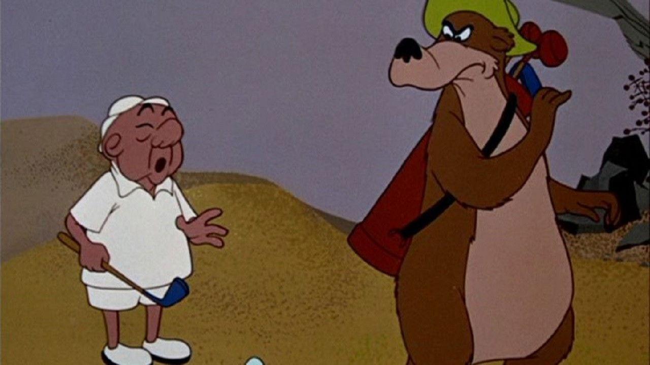 Grizzly Golfer backdrop