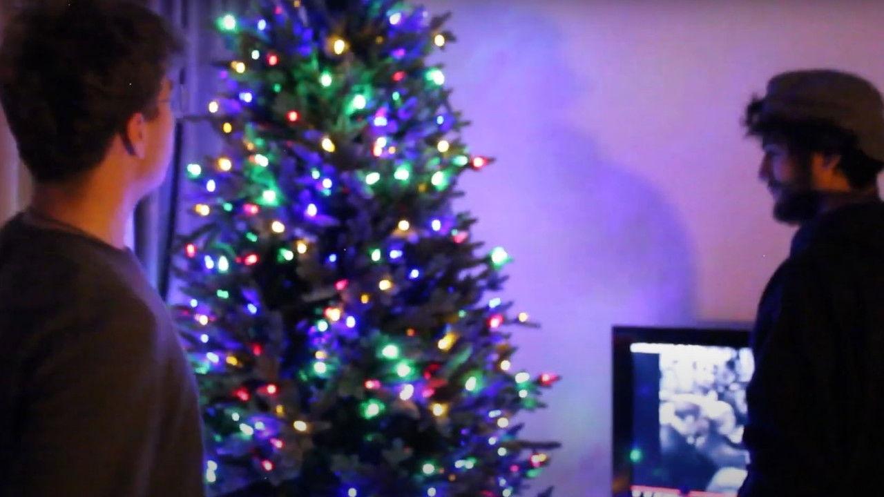 secret santa backdrop