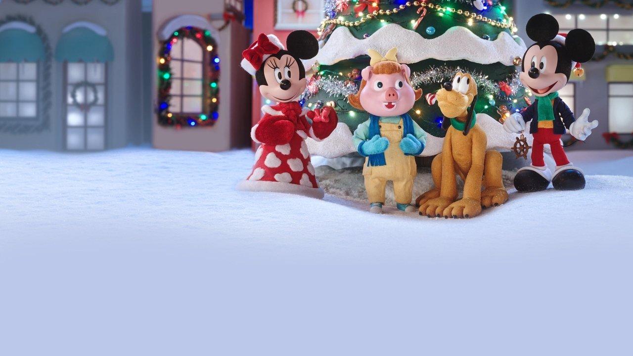 Mickey and Minnie's Christmas Carols backdrop