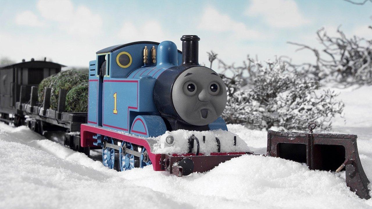 Thomas & Friends: Thomas' Snowy Surprise backdrop