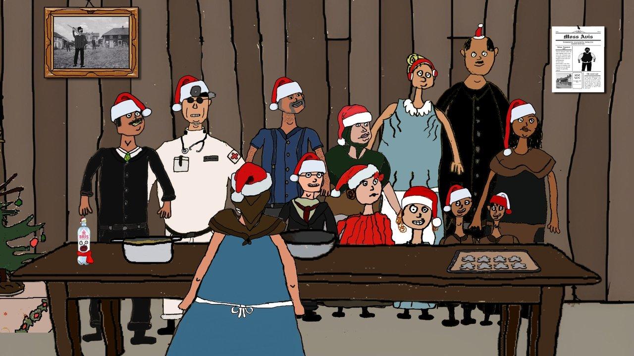 Christmas on Braathen Street backdrop