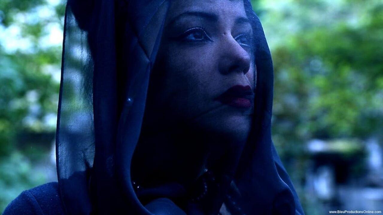 The Black Widow backdrop