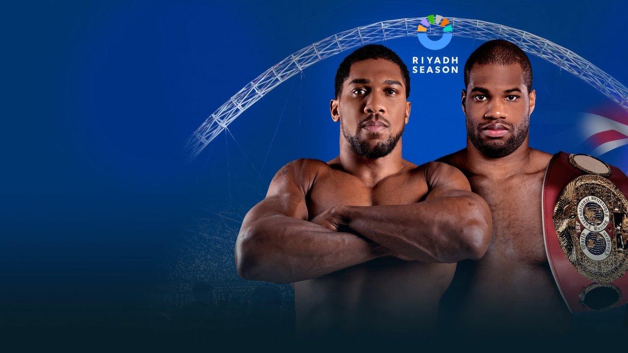 Anthony Joshua vs. Daniel Dubois backdrop