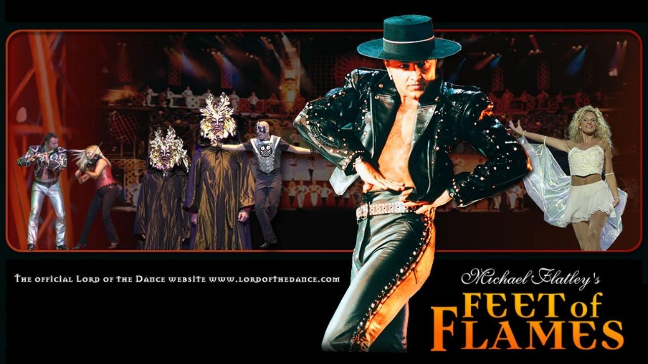 Feet of Flames backdrop