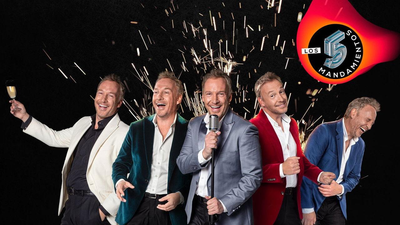 Los 5 mandamientos backdrop