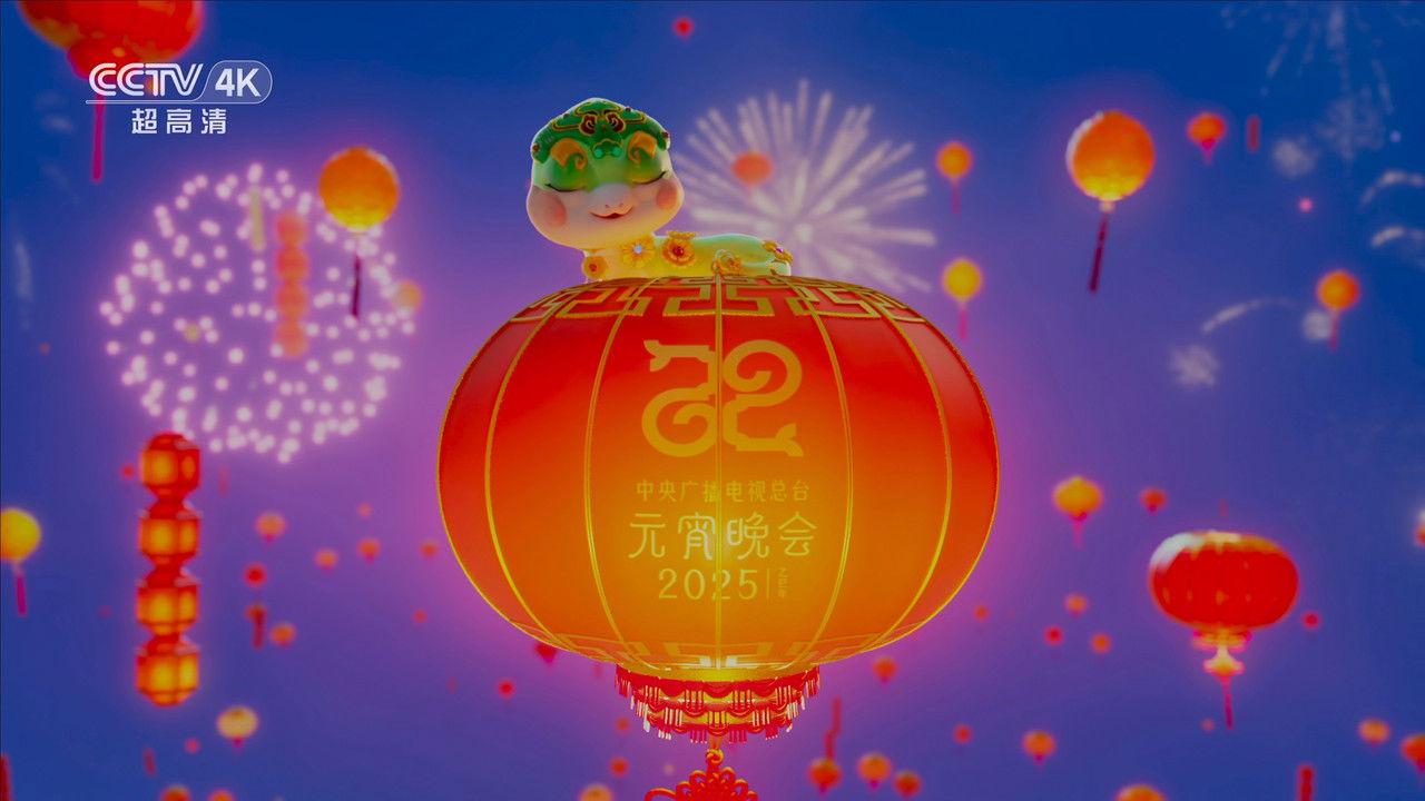 2025年中央广播电视总台元宵晚会 backdrop