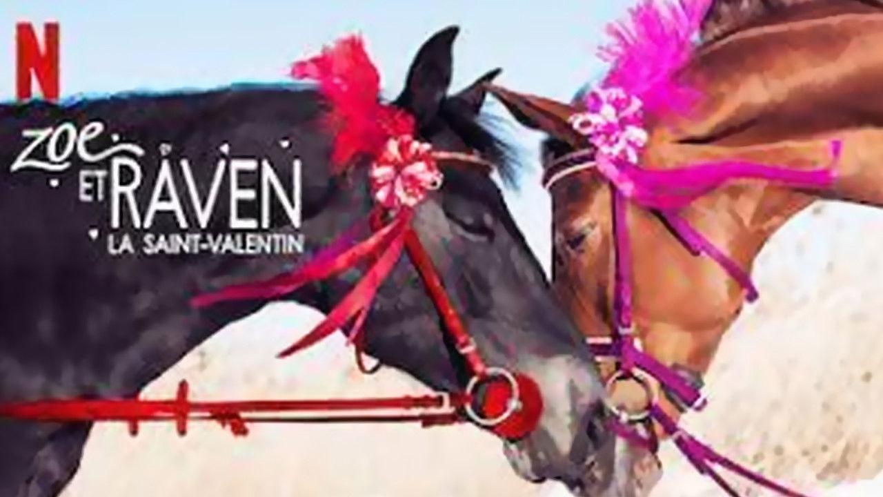 Zoé Et Raven La Saint-Valentin backdrop