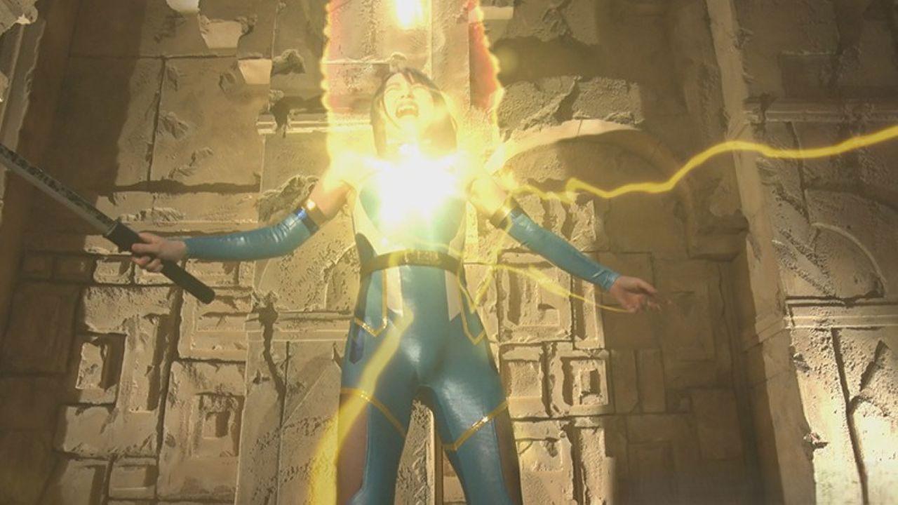 Burning Action Super Heroine Chronicles 42 - Demon Avenger Raika backdrop