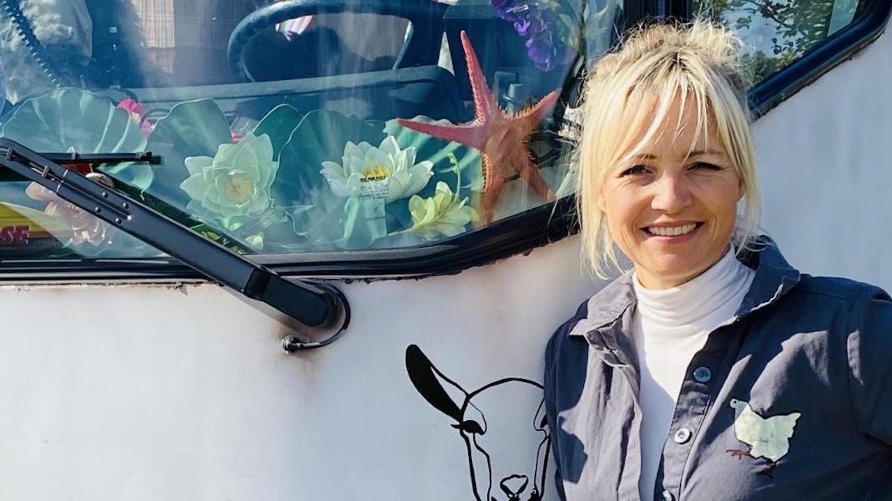 Our farm in Europe backdrop