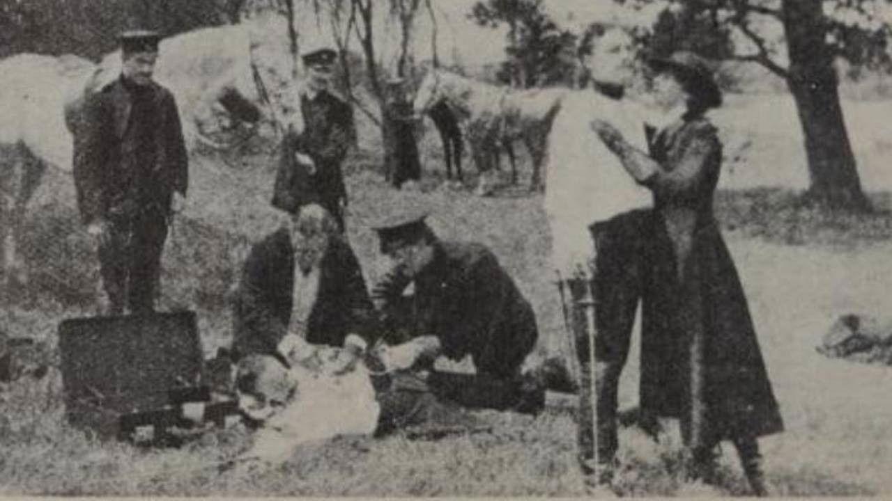 The Midnight Wedding backdrop