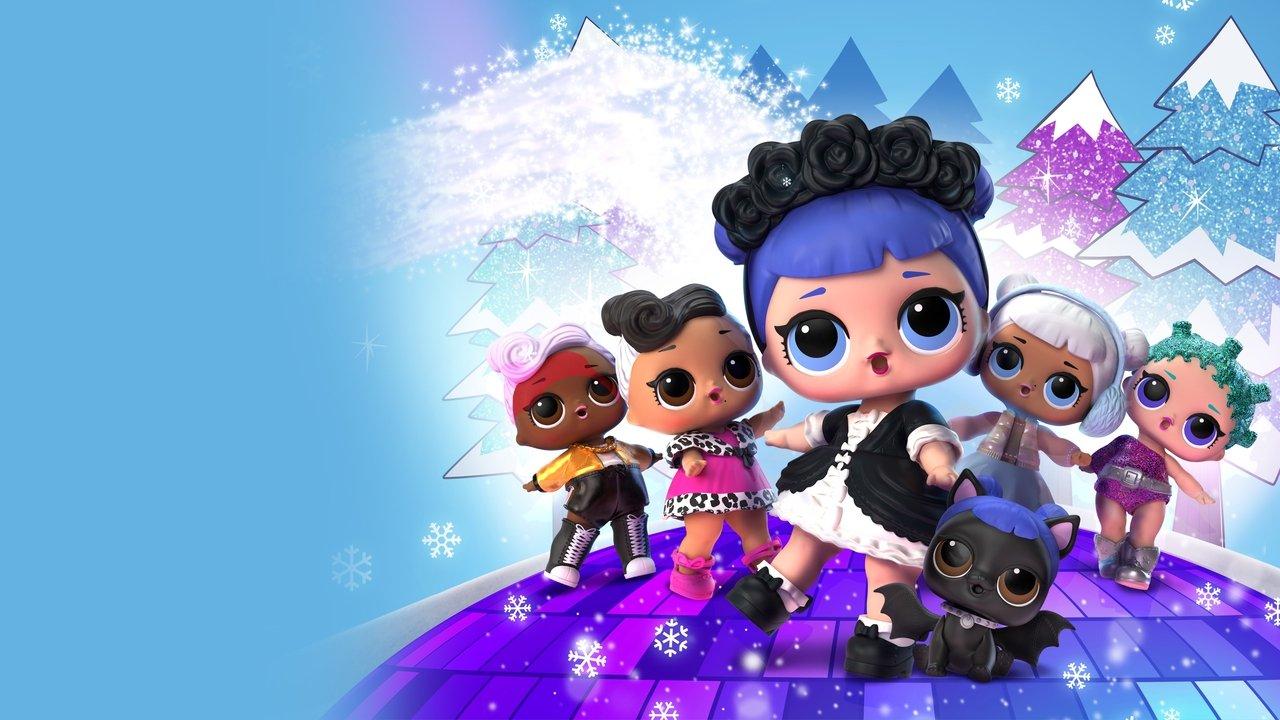 L.O.L. Surprise! Winter Disco backdrop