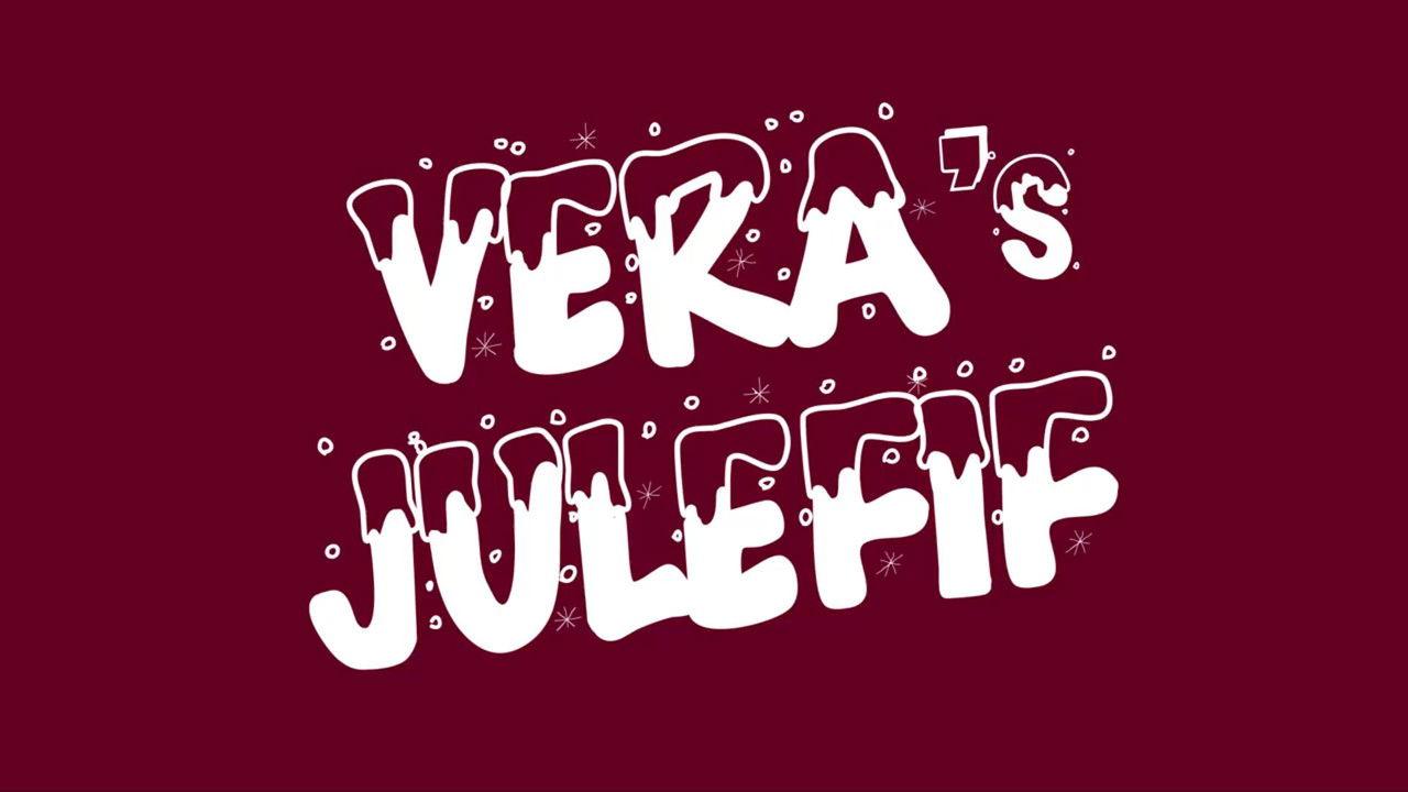 Veras julefif backdrop