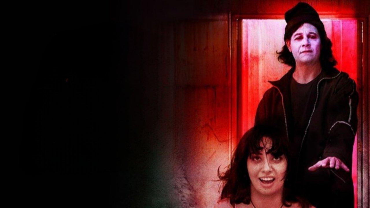 Red Static Rising backdrop