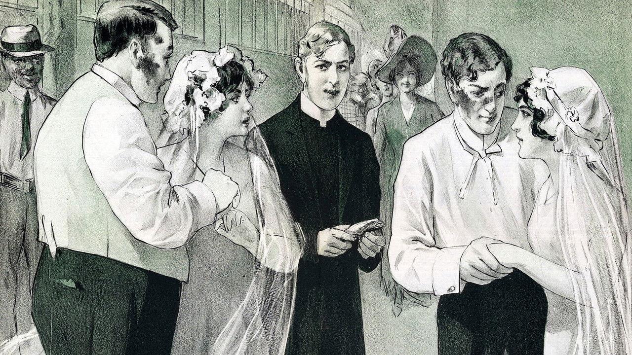 A Railroad Wooing backdrop