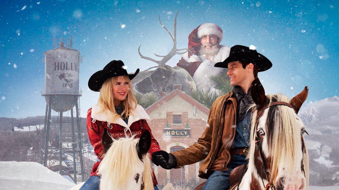 Cupid's Christmas backdrop