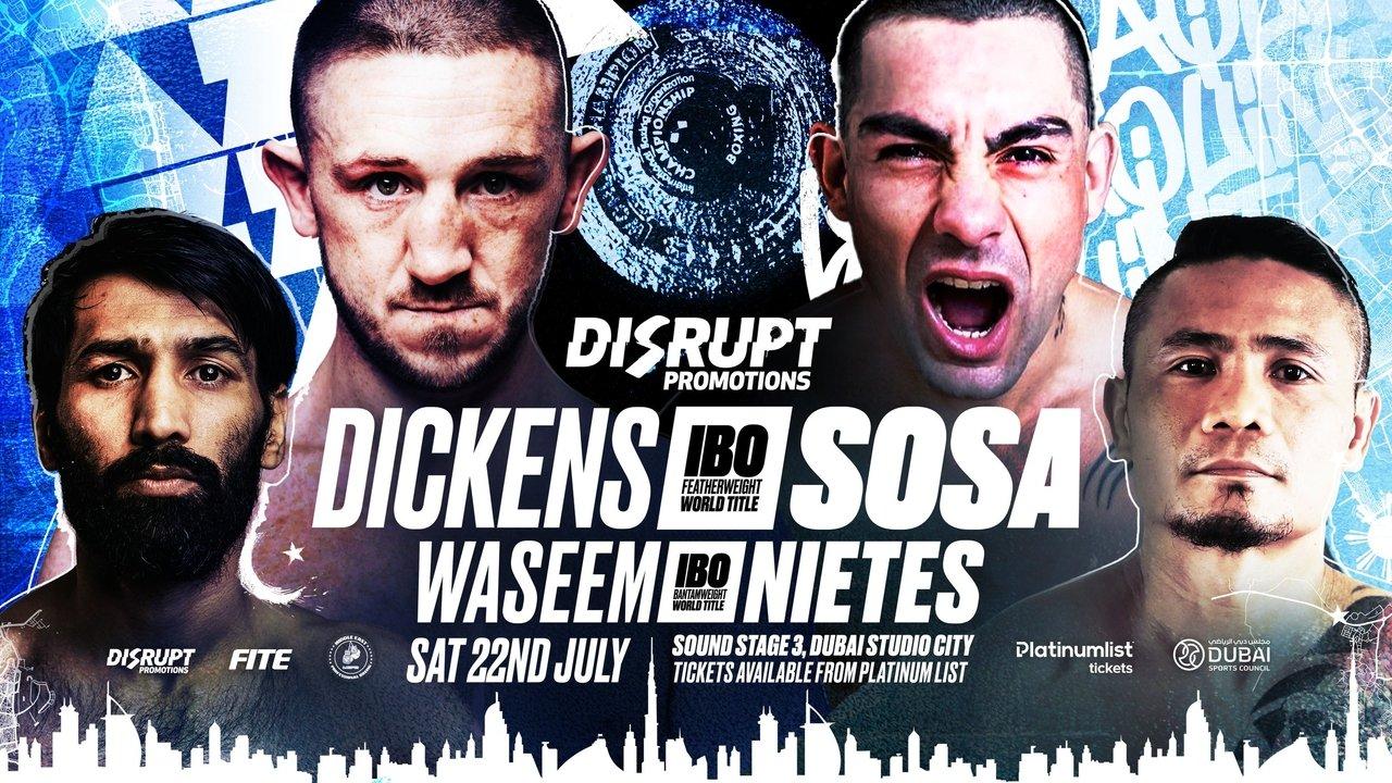 Jazza Dickens vs. Hector Andres Sosa backdrop