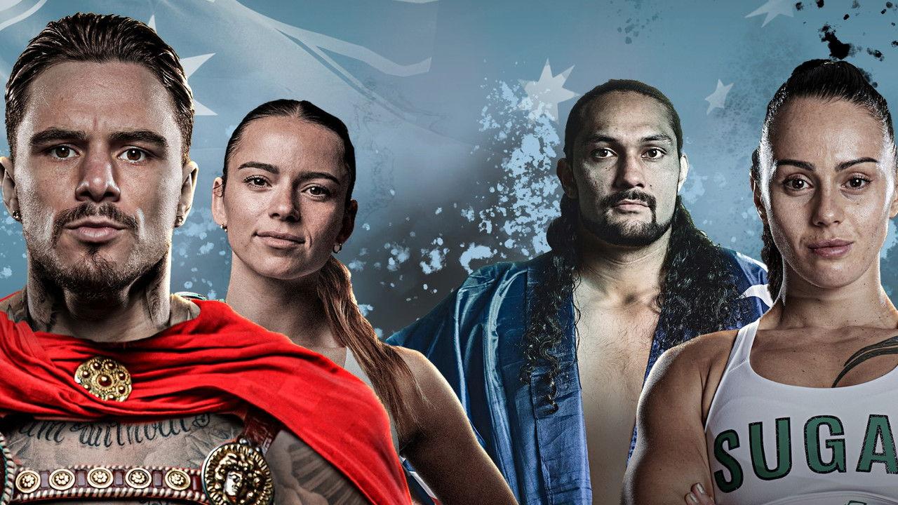 George Kambosos Jr vs. Jake Wyllie backdrop