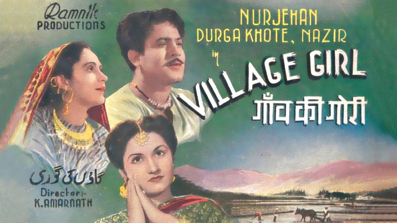 Village Girl backdrop