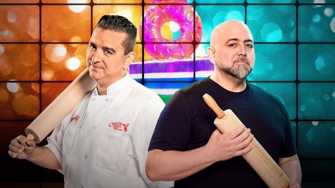 Buddy vs. Duff backdrop