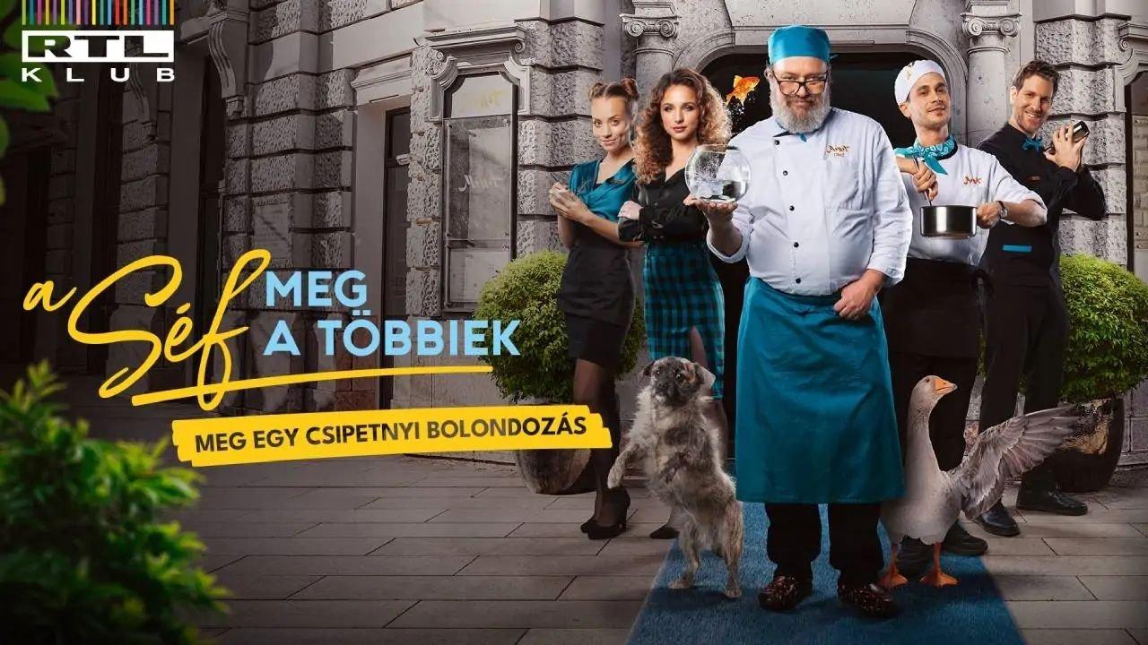 A Séf meg a többiek backdrop