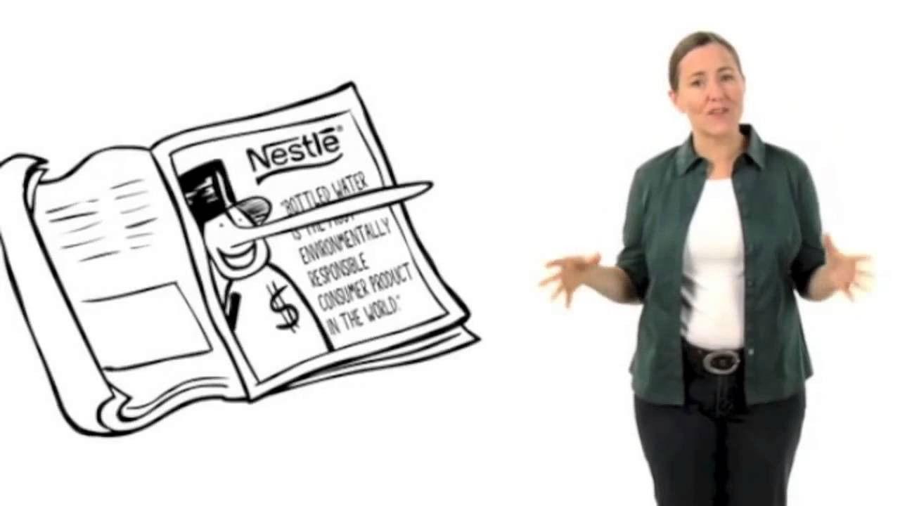 The Story of Bottled Water backdrop