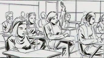 Storyboard Animatic of the School Attack Sequence