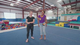 Meekah Leams A Gymnastics Routine