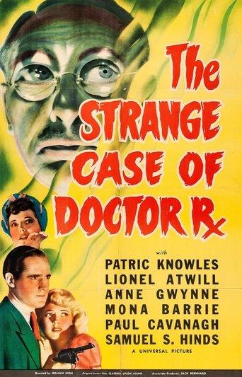 The Strange Case of Doctor Rx film afişi