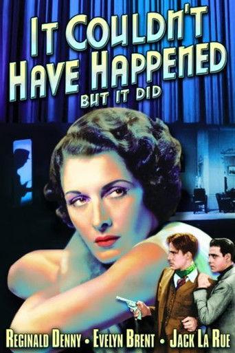 It Couldn't Have Happened (But It Did) film afişi