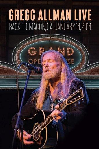 Gregg Allman Live - Back to Macon, GA film afişi