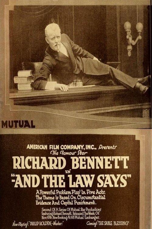 And the Law Says film afişi