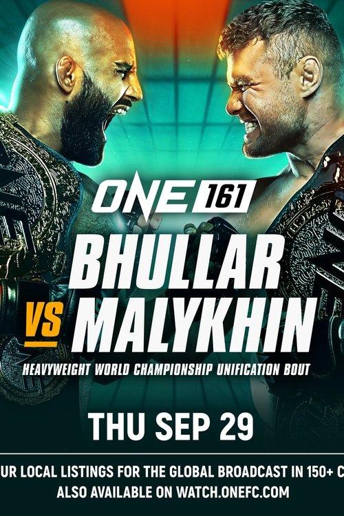 ONE 161: Petchmorakot vs. Tawanchai film afişi