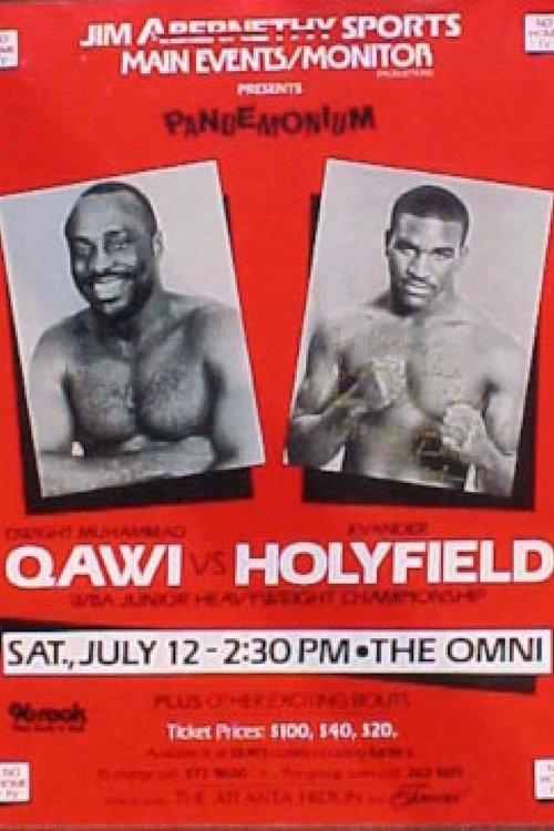 Dwight Muhammad Qawi vs. Evander Holyfield film afişi