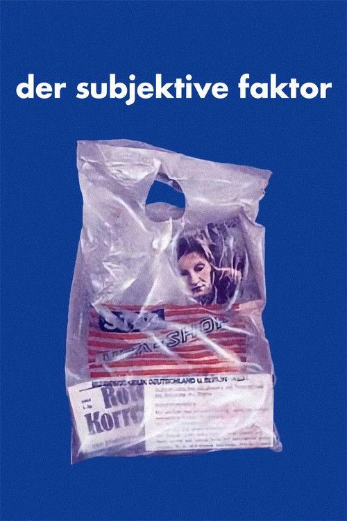 Der subjektive Faktor film afişi