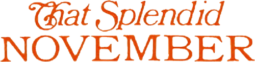 That Splendid November logo