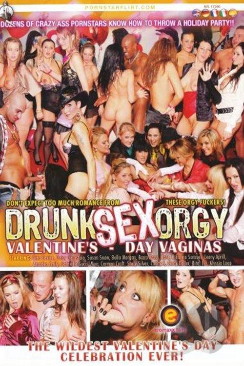 Drunk Sex Orgy: Valentines Day Vaginas film afişi