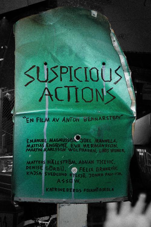 Misstänkt beteende. Håll uppsikt. film afişi