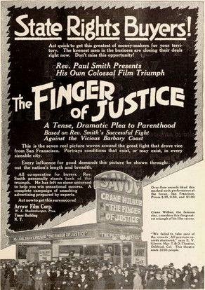 The Finger of Justice film afişi