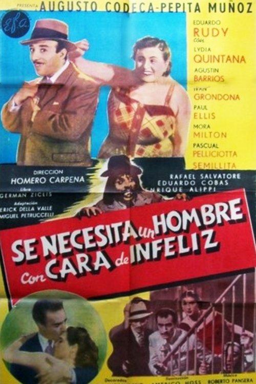 Se necesita un hombre con cara de infeliz film afişi