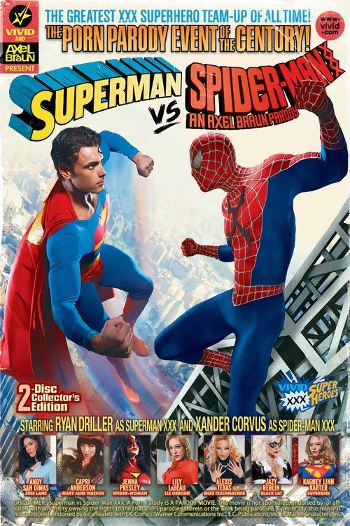 Superman vs Spider-Man XXX: An Axel Braun Parody film afişi