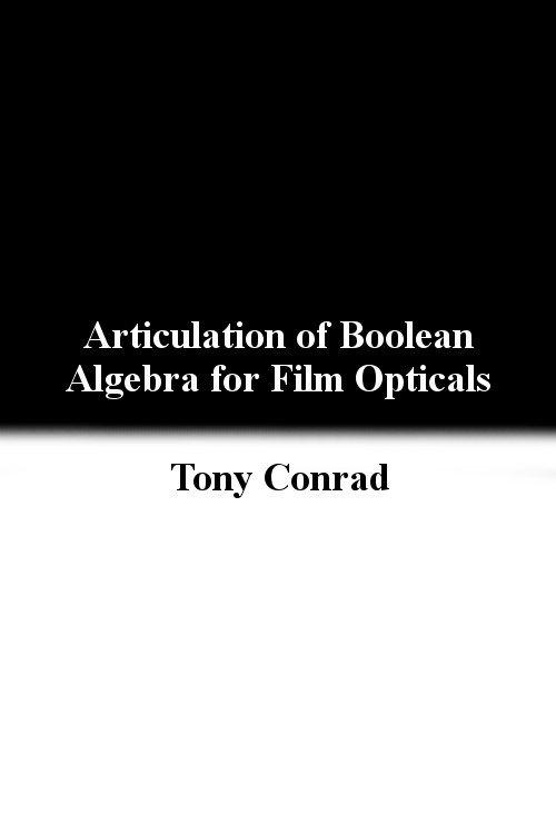Articulation of Boolean Algebra for Film Opticals film afişi