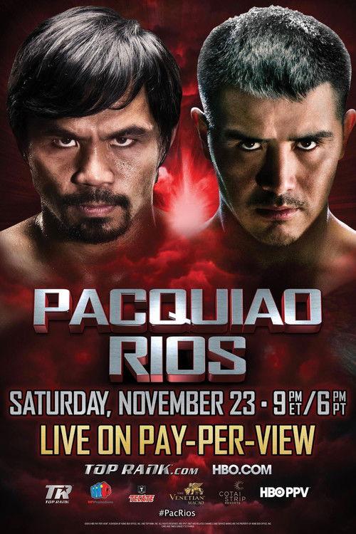 Manny Pacquiao vs. Brandon Ríos film afişi