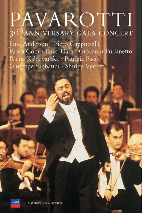 Pavarotti 30th Anniversary Gala Concert film afişi
