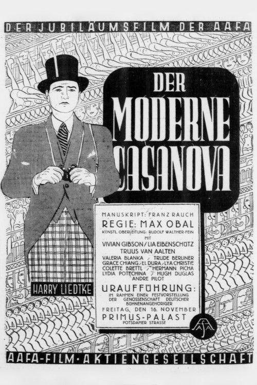 Der moderne Casanova film afişi