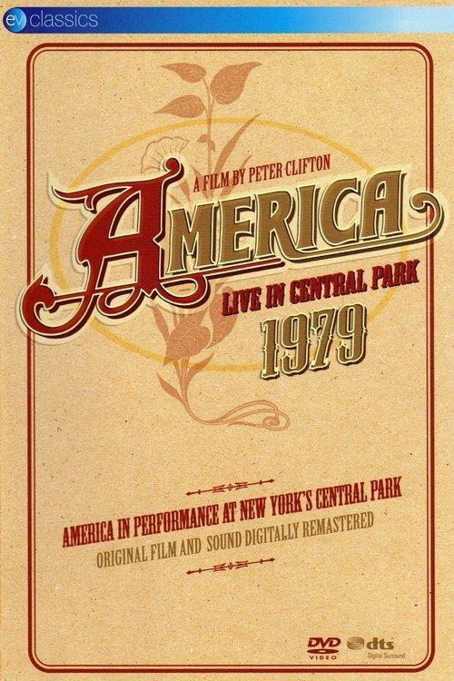 America - Live in Central Park 1979 film afişi