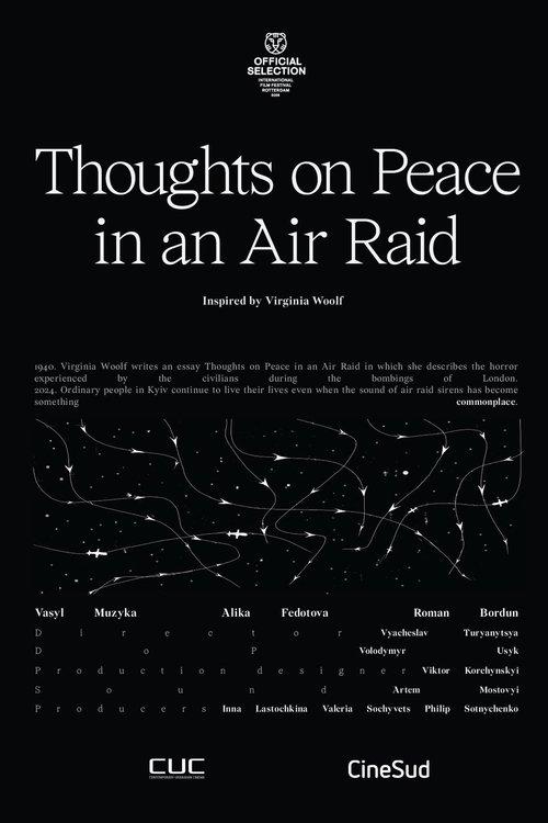 Thoughts on Peace in an Air Raid film afişi