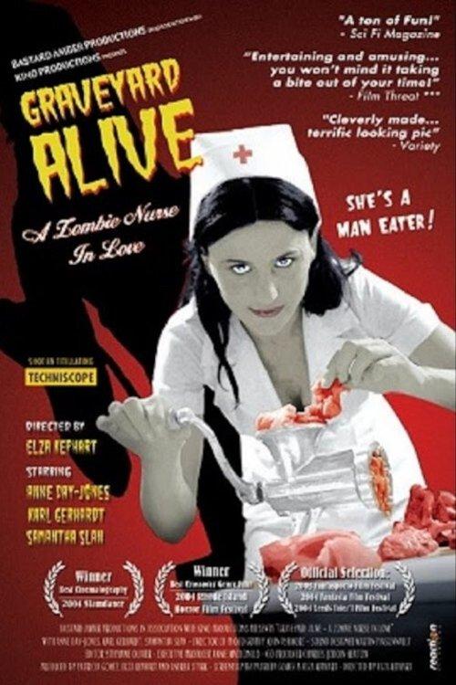 Graveyard Alive: A Zombie Nurse in Love film afişi