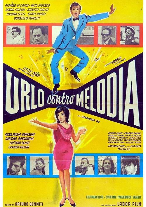 Urlo contro melodia nel Cantagiro 1963 film afişi