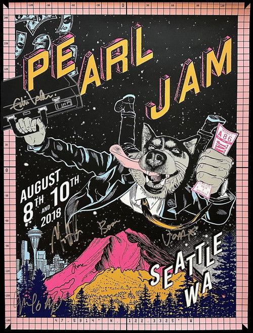 Pearl Jam Live from Safeco Field - Seattle 08.08.2018 film afişi