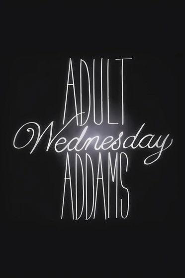 Adult Wednesday Addams dizi afişi
